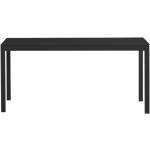 Jan Kurtz Tischgestell QUADRAT, Aluminium pu`beschi. schwarz 160 x 80 cm, 73 cm hoch