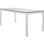 Jan Kurtz Tischgestell QUADRAT, Aluminium pu`beschi. weiß 160 x 80 cm, 73 cm hoch
