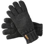 Dunkelgraue Melierte Gefütterte Handschuhe aus Acryl Handwäsche für Herren Einheitsgröße Große Größen für den für den Winter 