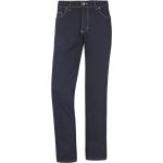 Dunkelblaue Stretch-Jeans mit Reißverschluss aus Baumwolle für Herren Große Größen Länge 32 