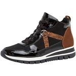 Reduzierte Schwarze Jana High Top Sneaker & Sneaker Boots mit Reißverschluss in Komfortweite für Damen Größe 38 