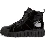 Reduzierte Schwarze Jana High Top Sneaker & Sneaker Boots mit Reißverschluss in Komfortweite für Damen Größe 40 für den für den Herbst 