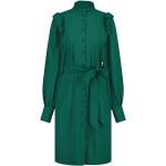 Reduzierte Grüne Elegante Jane Lushka Midi Shirtkleider aus Jersey für Damen Größe S für den für den Herbst 
