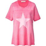 JANET & JOYCE Damen Shirt Streifen pink Stern Gr. 40 42 44 NEU