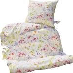 Bunte Blumenmuster Janine bügelfreie Bettwäsche mit Reißverschluss aus Baumwolle schnelltrocknend 155x200 