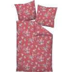 Reduzierte Rosa Motiv Janine Blumenbettwäsche aus Jersey trocknergeeignet 155x200 2-teilig 