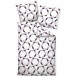 Reduzierte Graue Moderne Janine Bettwäsche strukturiert aus Textil 135x200 