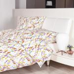 Olivgrüne Janine Tango bügelfreie Bettwäsche aus Baumwolle 135x200 