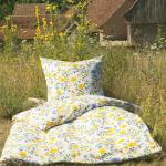 Reduzierte Weiße Blumenmuster Janine Tango bügelfreie Bettwäsche aus Baumwolle schnelltrocknend 135x200 