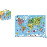 300 Teile Janod Riesenpuzzles mit Weltkartenmotiv 
