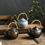 Dunkelbraune Asiatische Teekannen 900 ml 