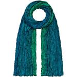 Marineblaue Elegante Crinkle-Schals aus Seide für Damen Größe XXL für den für den Sommer 