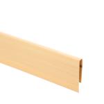 JAROLIFT PVC Abdeckprofil / Abschlussleiste für Sichtschutzmatten | 5 m, bambus