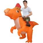 Orange Dinosaurier-Kostüme für Herren 