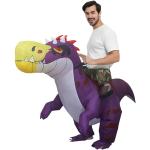 Violette Dinosaurier-Kostüme für Herren 
