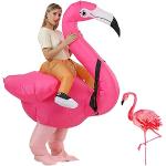 Pinke Flamingo-Kostüme aus Polyester 