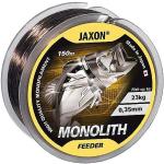 Jaxon Angelschnur Monolith Feeder 150m / 0,16-0,35mm Spule Monofile Feederschnur (0,35mm / 23kg)