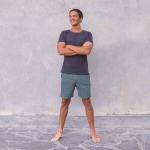 Jaya AXEL MELANGE - Männer - Shorts für Yoga und Freizeit aus Biobaumwolle