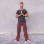 Jaya CARLOS - Männer - Hose für Yoga und Freizeit aus Biobaumwolle
