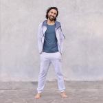 Jaya LEON MELANGE - Männer - Hoodie für Yoga und Freizeit aus Biobaumwolle