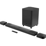 JBL Bar 9.1 True Wireless Surround – Sound Bar mit Subwoofer in Schwarz – Mit Dolby Atmos, DTS:X & abnehmbaren Lautsprechern