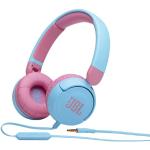 JBL Jr310 On-Ear Kinder-Kopfhörer in Hellblau-Rosa – Kabelgebundene Ohrhörer mit Headset und Fernbedienung – Ideal für Schule und Freizeit