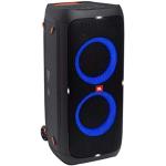 JBL PartyBox 310 in Schwarz – Trag- und rollbarer Bluetooth Party-Lautsprecher mit Lichteffekten – Spritzwassergeschützte, mobile Musikbox mit Akku