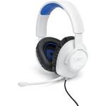 JBL Quantum 100P Over-Ear-Gaming-Headset – Wired 3,5 mm Klinke – Mit abnehmbarem Boom-Mikrofon – Kompatibel mit vielen Plattformen – Weiß-Blau