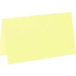 Gelbe Tischkarten & Platzkarten aus Papier 