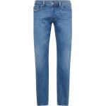 Reduzierte Blaue Diesel Larkee Straight Leg Jeans mit Reißverschluss aus Denim für Herren Größe XXL 