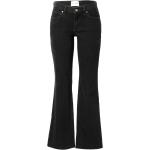 Reduzierte Schwarze Bestickte Jeans mit Stickerei mit Fransen mit Reißverschluss aus Denim für Damen Größe XL Große Größen 