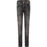 Schwarze Blue Effect Skinny Jeans für Kinder aus Denim Größe 134 