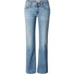 Blaue Unifarbene LEVI'S Hüftjeans & Low Waist Jeans mit Reißverschluss aus Cord für Damen Größe XXL 