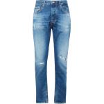 Reduzierte Blaue Bestickte Pepe Jeans Ripped Jeans & Zerrissene Jeans mit Reißverschluss aus Denim für Herren 