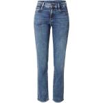 Reduzierte Blaue G-Star Raw Straight Leg Jeans Raw mit Reißverschluss aus Denim für Damen 