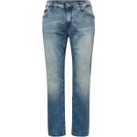 Blaue Bestickte Camp David Jeans mit Stickerei mit Reißverschluss aus Denim für Herren Große Größen 