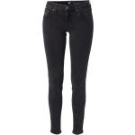 Reduzierte Schwarze Bestickte Tommy Hilfiger TOMMY JEANS Hüftjeans & Low Waist Jeans mit Reißverschluss aus Denim für Damen Größe XL 