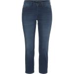 Reduzierte Dunkelblaue MAC Jeans Dream Slim Fit Jeans mit Reißverschluss aus Denim für Damen Größe XS 