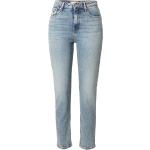 Reduzierte Blaue Bestickte Tommy Hilfiger Slim Fit Jeans mit Reißverschluss aus Denim für Damen Größe XXL Große Größen 