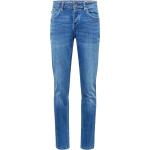 Blaue Bestickte Garcia Slim Fit Jeans mit Reißverschluss aus Denim für Herren Größe XXL 