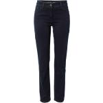 Reduzierte Dunkelblaue Unifarbene Gerry Weber Slim Fit Jeans mit Reißverschluss aus Denim für Damen Größe XXL Weite 27, Länge 28 