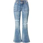 Reduzierte Blaue Miss Sixty Ripped Jeans & Zerrissene Jeans mit Reißverschluss aus Denim für Damen 