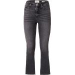 Reduzierte Anthrazitfarbene RIVER ISLAND Jeans-Shorts mit Reißverschluss aus Denim für Damen für den für den Sommer 