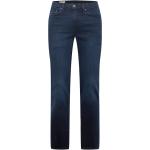 Reduzierte Dunkelblaue Bestickte LEVI'S 511 Slim Fit Jeans mit Reißverschluss aus Denim für Herren Größe XL Große Größen 