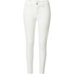 Reduzierte Weiße Bestickte LEVI'S Jeans mit Stickerei mit Reißverschluss aus Denim für Damen 
