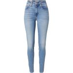 Reduzierte Hellblaue Bestickte LEVI'S Jeans mit Stickerei mit Reißverschluss aus Denim für Damen Größe XL 