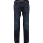 Reduzierte Marineblaue Bestickte HUGO BOSS HUGO 734 Slim Fit Jeans mit Reißverschluss aus Denim für Herren 