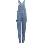 Reduzierte Blaue Gestreifte ONLY Jeans-Latzhosen aus Denim für Damen Größe S 