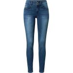 Blaue Tom Tailor Alexa 5-Pocket Jeans mit Reißverschluss aus Denim für Damen Größe XXL 