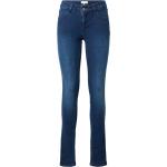 Reduzierte Dunkelblaue Unifarbene PART TWO Slim Fit Jeans mit Reißverschluss aus Denim für Damen Größe XXL Große Größen 
